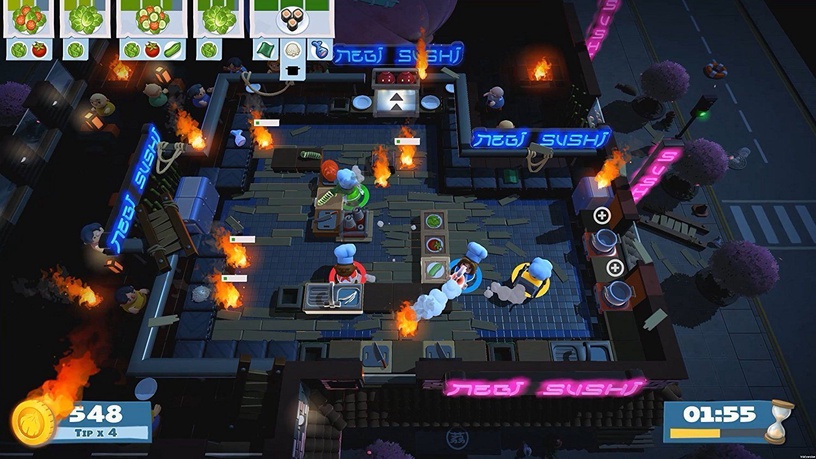 Игра для PlayStation 4 (PS4) Team 17 Overcooked! 2