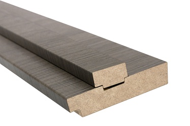 Durų stakta Cortex, pilkas ąž, 34x2050x80 mm, 2,5vnt.