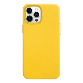 Чехол Fusion Eco Leather for Apple iPhone 12 Mini, желтый