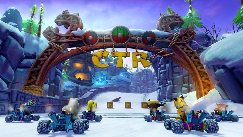 PlayStation 4 (PS4) mäng Sony Crash team racing Nitro-fueled