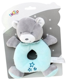 Axiom New Baby Teddy Bear Rattle Mint 16cm 4951b