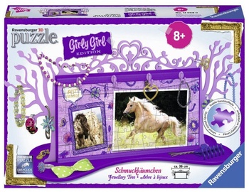 Ravensburger 3D Puzzle Girly Girl Edition Jewelry Tree Horse 12068
