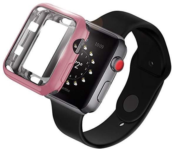Futrālis Dux Ducis Premium Silicone Case For Apple Watch 4 40mm Pink