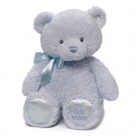 Pliušinis meškinas mėlynas, 25cm, 6048600