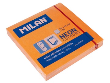 Milan Sticky Notes Neon Colours Orange 85435