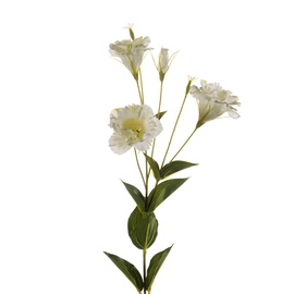Искусственный цветок эустомы, белый, 710 мм