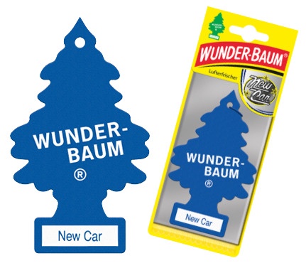 Car air Freshener Wunder Baum - New Car, WUNDER-BAUM - MK LED