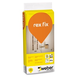 Смесь для плитки Weber Rex Fix, 20 кг