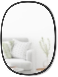 Umbra Hub Oval Mirror Black