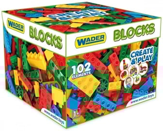 Wader Blocks Create&Play In Carton Box 102pcs 41292