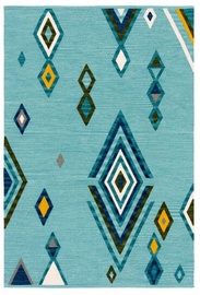 Ковер 4Living Illuusia Turquoise, многоцветный, 140x200 см