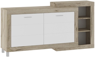 Tuckano Ultra Chest of Drawers 1790x900x420mm Oak/White