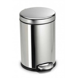 Atkritumu tvertne Simple Human Mini Round Pedal Bin 4.5l Stainless Steel