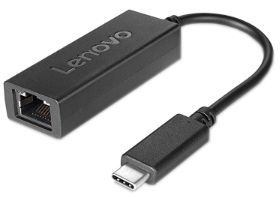 Адаптер Lenovo USB Type-C To Ethernet Adapter RJ-45, USB Type-C, черный