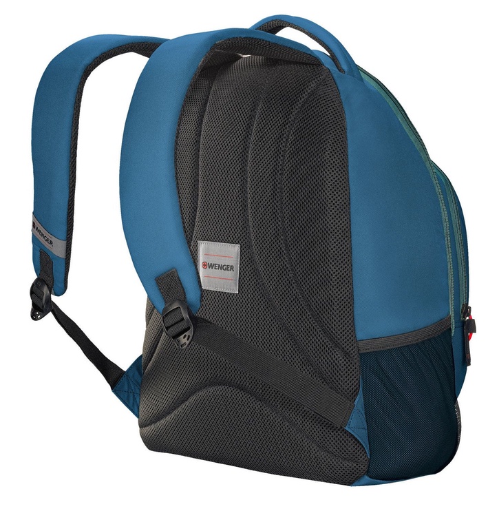 Рюкзак для ноутбука Wenger Mars 16" Laptop Backpack Teal Red, синий/красный, 15.6-16″