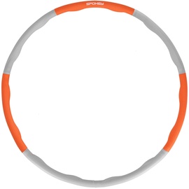 Гимнастический обруч Spokey Hula Hoop, 950 мм, 1.1 кг, oранжевый/серый