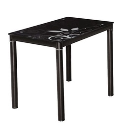Обеденный стол Signal Meble Modern Damar, черный, 1000 мм x 600 мм x 750 мм