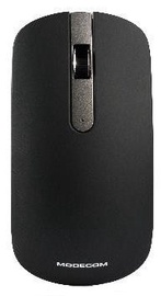Kompiuterio pelė Modecom WM102 Black-Silver, bevielė, optinė