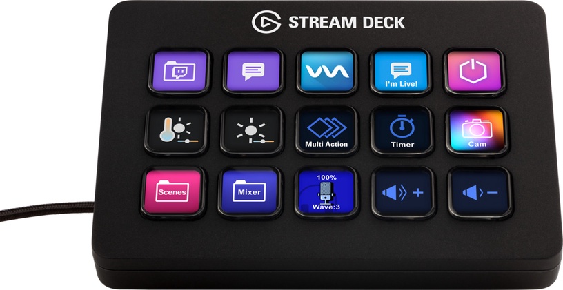 Ringhäälingu konsool Elgato Stream Deck MK.2, must