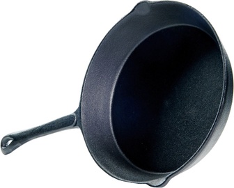 Fissman Grill Pan Cast Iron 25x4.6cm With Metal Handle 4094