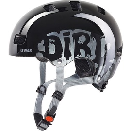 Шлемы велосипедиста подростковые Uvex Kid 3 Dirtbike, черный, 55-58 см
