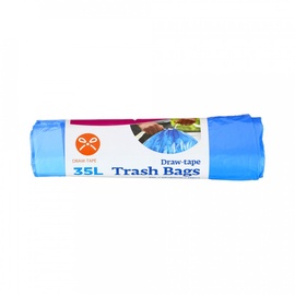 Prügikott Draw tape 15TK, 35 l, 15 tk