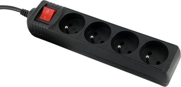 Whitenergy 08404 Basic Surge Protector 125J 4 Sockets 1.8m Black