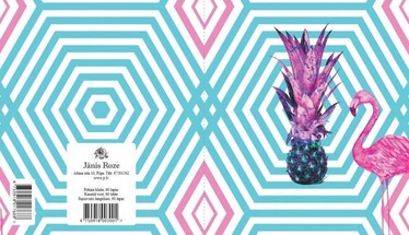 Jānis Roze Notebook A5 JR8 60 Pages Pineapple And Flamingo