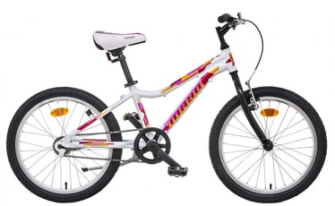 Vaikiškas dviratis Mayo Basic 11" 20" 1spd White Pink 20