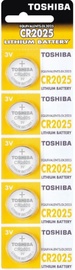 Toshiba Lithium Battery CR2025 x 5