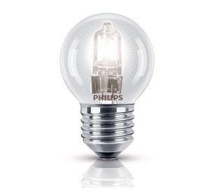 Лампочка Philips Галогеновая, P45, теплый белый, E27, 28 Вт, 370 лм