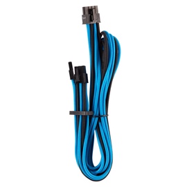 Corsair Premium Individually Sleeved PCIe Cables with Single Connector Type 4 (Gen 4) Blue/Black