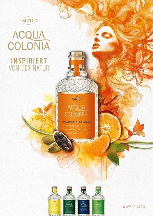 Odekolons 4711 Acqua Colonia Mandarine & Cardamom, 50 ml