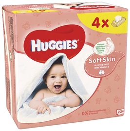 Niisked salvrätikud beebidele Huggies, 1 sl, 224 tk