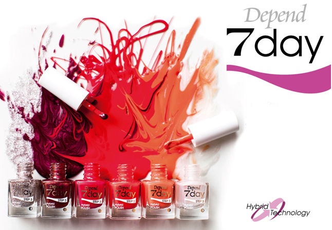 Pealislakk Depend 7day Hybrid Top Läbipaistev, 5 ml