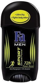 Vyriškas dezodorantas Fa Men Sport Power Boost Anti Perspirant Stick, 50 ml