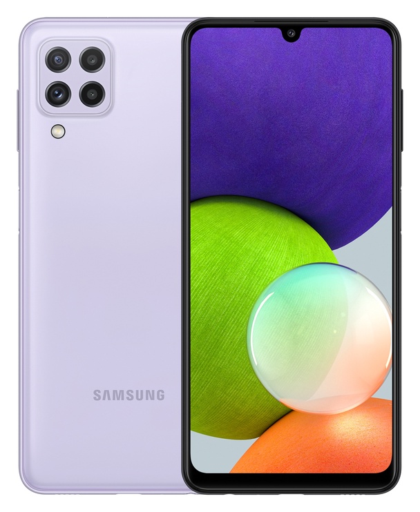 Mobilais telefons Samsung Galaxy A22, violeta, 4GB/64GB