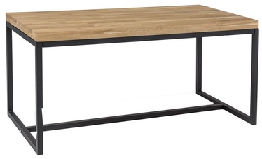 Kohvilaud Signal Meble Loras B Oak/Black, 1100x540x600 mm