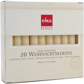 Eika Christmas Tree Candles Champagne 20pcs