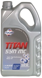 Motoreļļa Fuchs Titan SYN MC 10W - 40, sintētiskais, vieglajam auto, 5 l