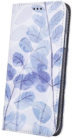 Чехол Mocco Smart Trendy case Frozen Leaves 3 For Huawei P30 Lite, синий/белый