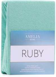 AmeliaHome Ruby Frote Bedsheet 180-200x200 Peppermint 54