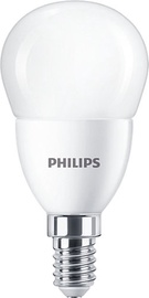 Spuldze Philips LED, P48, auksti balta, E14, 7 W, 806 lm