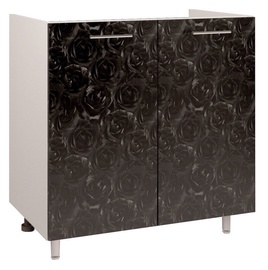 OEM Kitchen Bottom Cabinet Under The Sink 80 D2 4 Black Rose