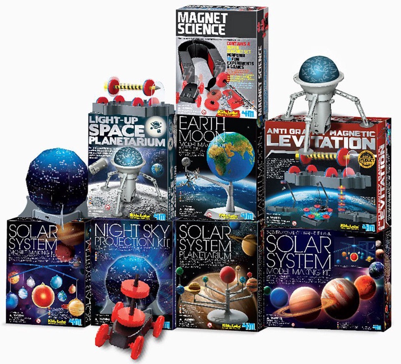 4M 3D Glow In The Dark Solar System Model Making Kit 5520 - Ksenukai.lv