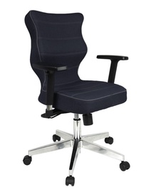 Biroja krēsls Entelo Nero Poler Chrome TW24 Navy Blue