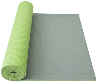 Коврик для фитнеса и йоги Yate Double Layer SA04683, зеленый/серый, 173 см x 61 см x 0.6 см