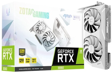 Videokarte Zotac GeForce RTX 3060 AMP! White Edition, 12 GB, GDDR6