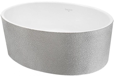 Раковина для ванной Besco Glam Uniqa, минеральное литье mineral durabe, 17 см x 46 см x 32 см