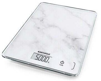 Электронные кухонные весы Soehnle Page Compact 300 Marble, белый